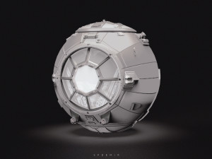 vader spaceship cabinet Modelo 3D