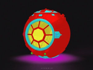 vader spaceship cabinet Modelo 3D