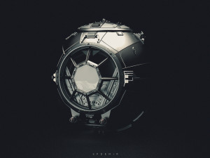 vader spaceship cabinet Modelo 3D
