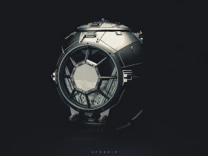 vader spaceship cabinet 3D Model