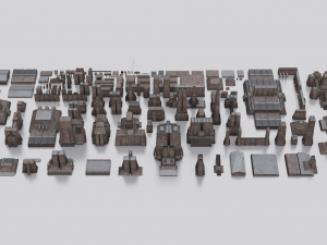 Dune Kitbash Modèle 3D