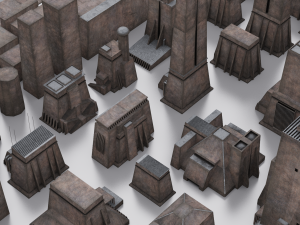 Dune Kitbash Modèle 3D