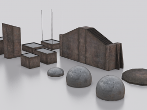 Dune Kitbash Modèle 3D
