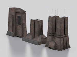 Dune Kitbash Modèle 3D
