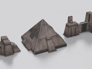 Dune Kitbash 3D Model