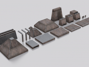 Dune Kitbash Modèle 3D