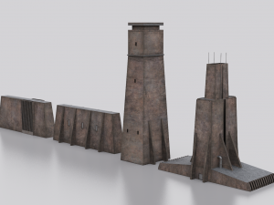Dune Kitbash Modèle 3D