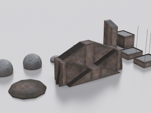 Dune Kitbash Modèle 3D
