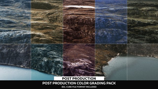 Color Grading Pack 01 CG Texturen .c4d .max .obj .3ds .fbx .stl .blend 