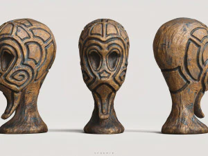 Модель статуи для 3D-печати 3D Модель