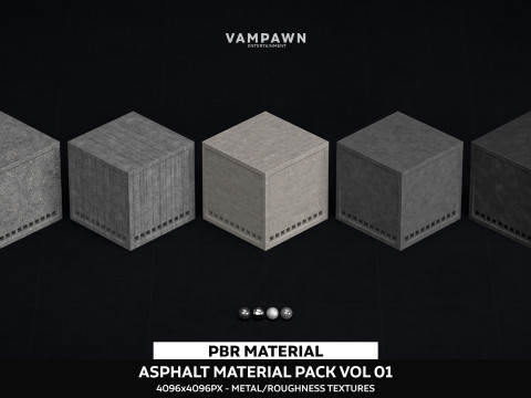 Asphalt Material Pack Vol 01 Tekstur CG