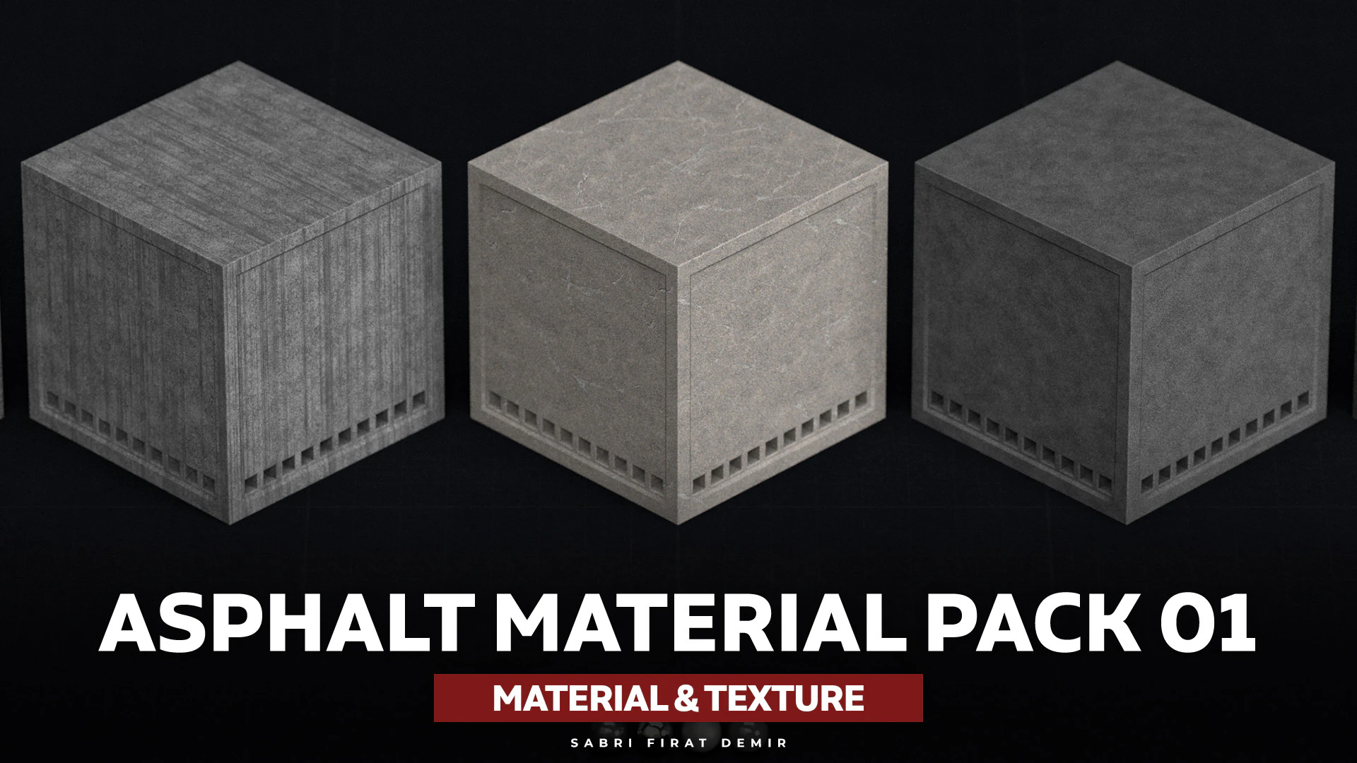 Asphalt Material Pack Vol 01 CG Textures .c4d .max .obj .3ds .fbx .stl .blend 