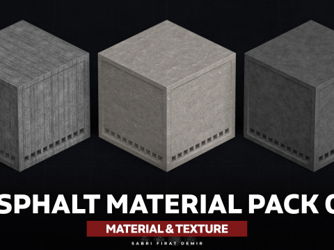 Asphalt Material Pack Vol 01 CG テクスチャ