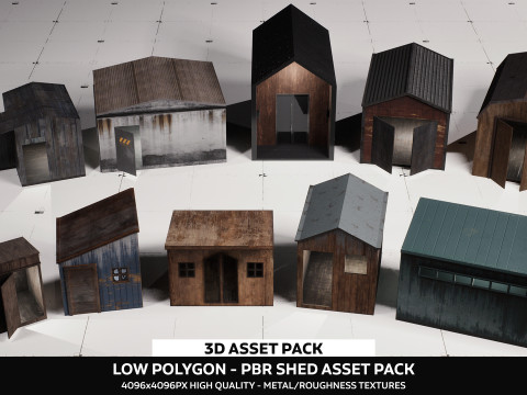 Shed Pack Vol 01 3D-Modell