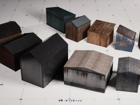 Shed Pack Vol 01 3D Model