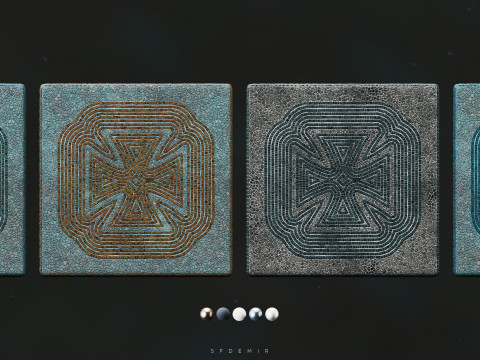 100 Substance Designer Mosaic Generator CG Textures