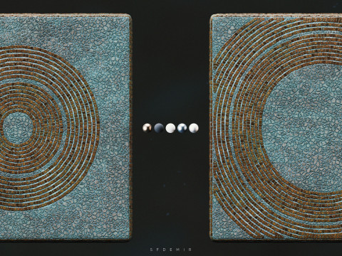100 Substance Designer Mosaic Generator CG Textures