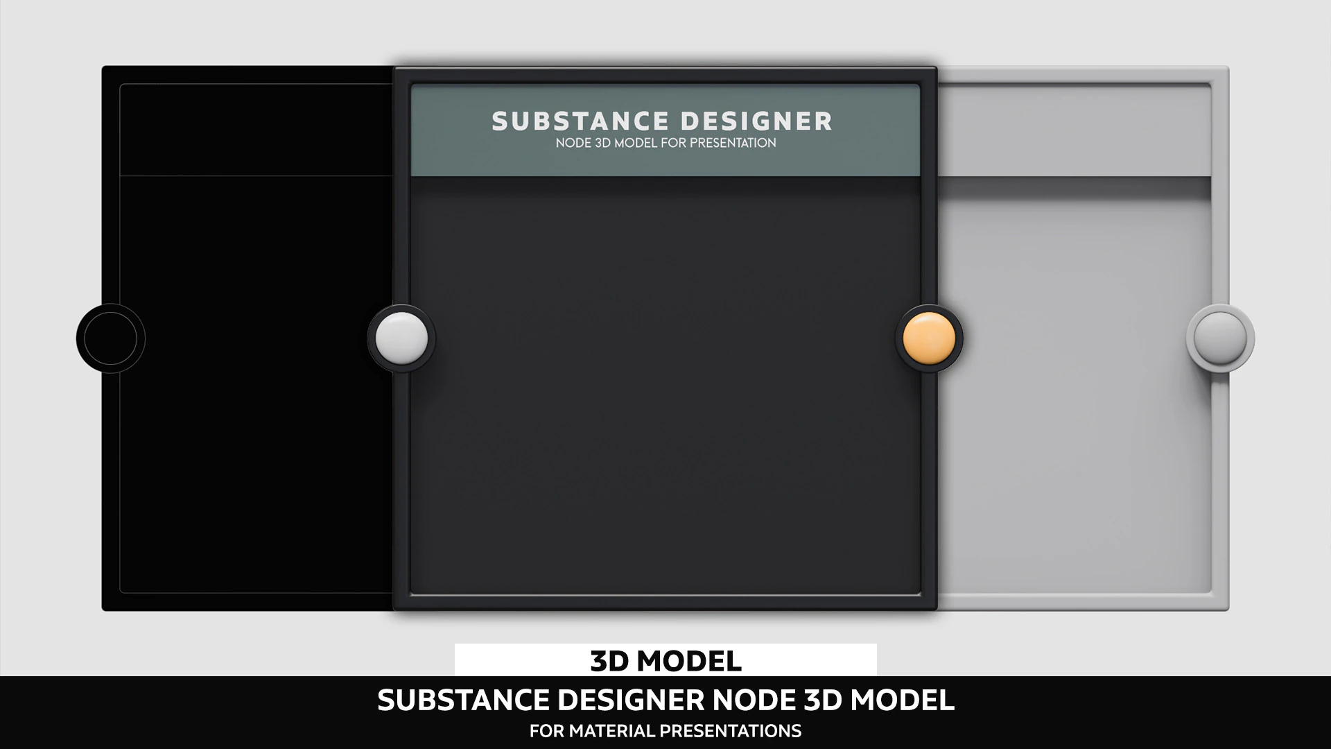 Substance Designer Node 3D Model .c4d .max .obj .3ds .fbx .stl .blend 