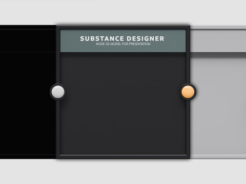 Substance Designer Node 3D Модель
