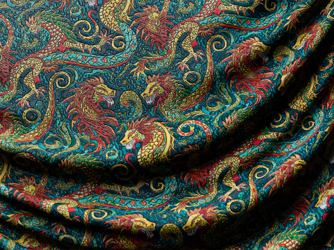 Chinese Cloth Fabric Pack - PBR CG Текстури