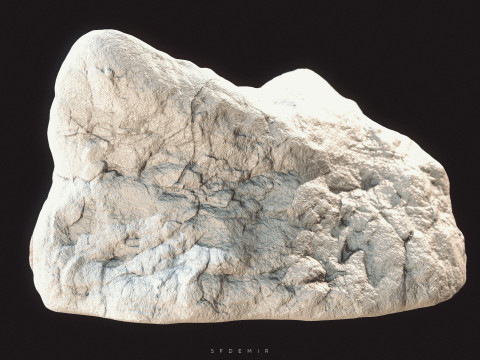 Realistic Desert Rock Modèle 3D