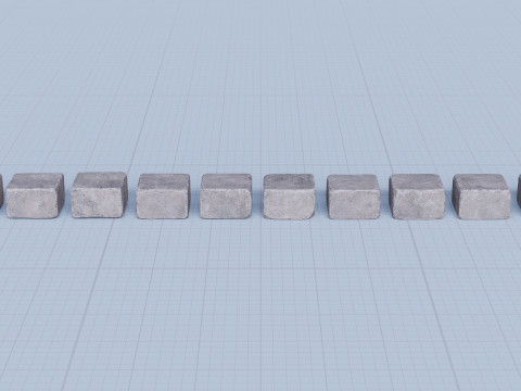 Stone Block Pack Vol 01 - Variant 01 Modello 3D