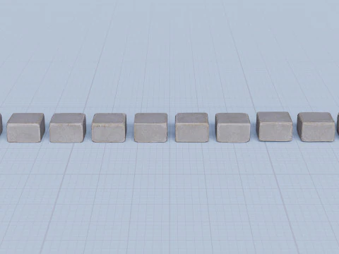 Steinblockpaket Band 01 &ndash; Variante 02 3D Modell