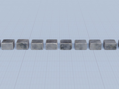 Stone Block Pack Vol 01 - Variant 05 Modèle 3D