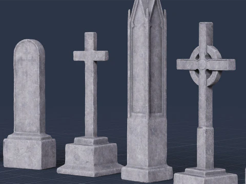 Graveyard Pack Vol 01 - Variant 01 3D Model