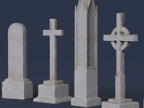 Graveyard Pack Vol 01 - Variant 02 3D Model