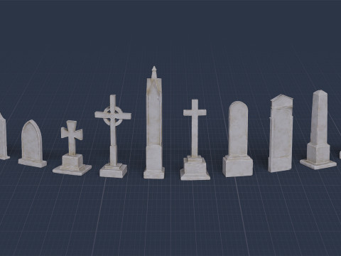 Graveyard Pack Vol 01 - Variant 02 3Dモデル