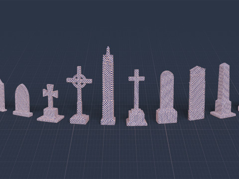 Graveyard Pack Vol 01 - Variant 03 3D-Modell