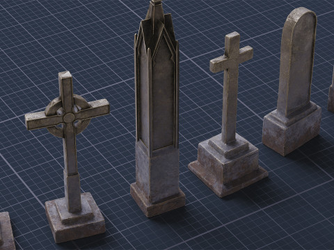 Graveyard Pack Vol 01 - Variant 03 3D-Modell