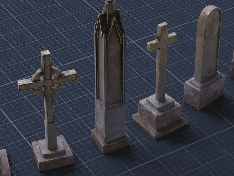 Graveyard Pack Vol 01 - Variant 03 3D Model