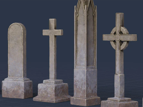 Graveyard Pack Vol 01 - Variant 03 3D Model