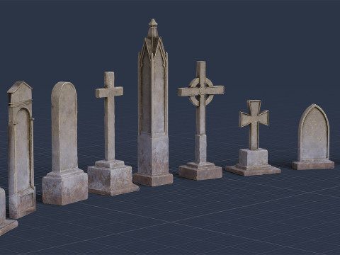 Graveyard Pack Vol 01 - Variant 03 3D-Modell