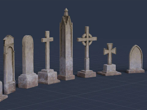 Graveyard Pack Vol 01 - Variant 03 3D Model
