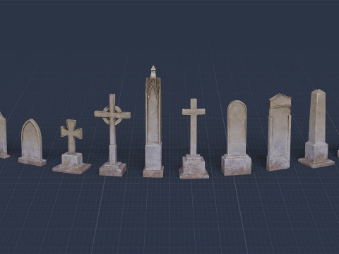 Graveyard Pack Vol 01 - Variant 03 3D-Modell