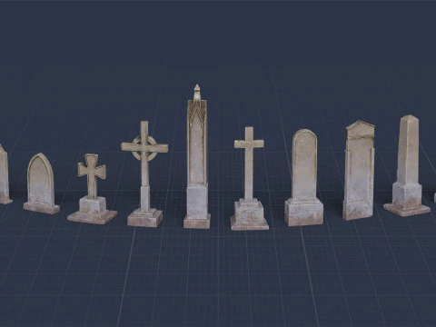 Graveyard Pack Vol 01 - Variant 03 3D Model