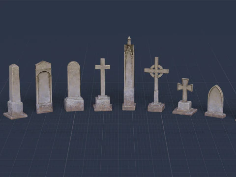 Graveyard Pack Vol 01 - Variant 03 3D Model