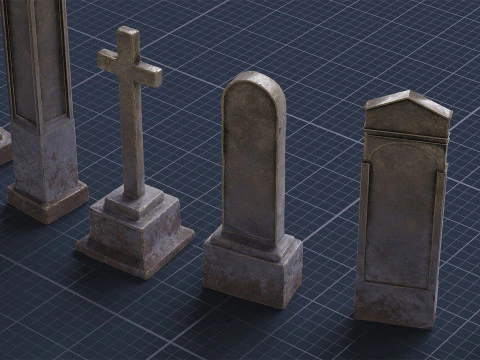 Graveyard Pack Vol 01 - Variant 03 3D Model