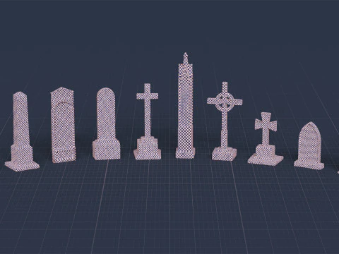 Graveyard Pack Vol 01 - Variant 04 3D Model