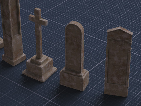 Graveyard Pack Vol 01 - Variant 04 3D Model