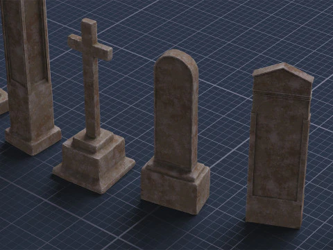 Graveyard Pack Vol 01 - Variant 04 3D Model