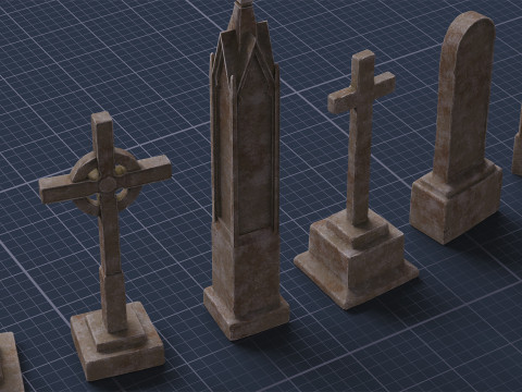 Graveyard Pack Vol 01 - Variant 04 3D Model