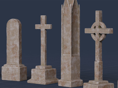 Graveyard Pack Vol 01 - Variant 04 3D Model