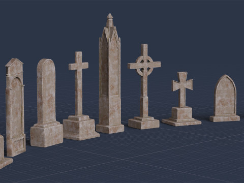 Graveyard Pack Vol 01 - Variant 04 3D Model