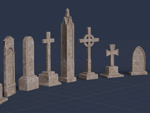 Graveyard Pack Vol 01 - Variant 04 3D Model
