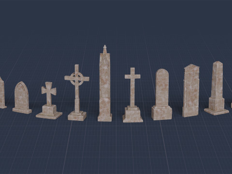 Graveyard Pack Vol 01 - Variant 04 3D Model