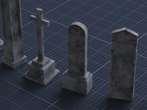 Graveyard Pack Vol 01 - Variant 05 3D मॉडल